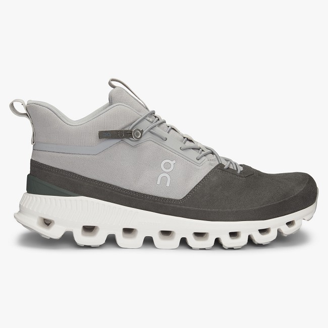 ON Cloud Hi Mens - Men's Road Running Shoes NZ-30459 Slate/Rock